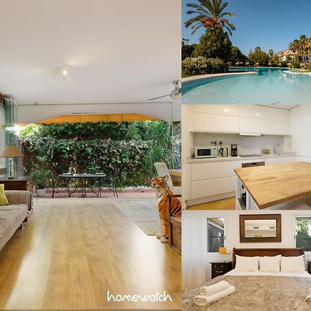 Ground Floor Holiday Apartment With Terrace And Pool In Puerto Banus, マルベーリャ エクステリア 写真
